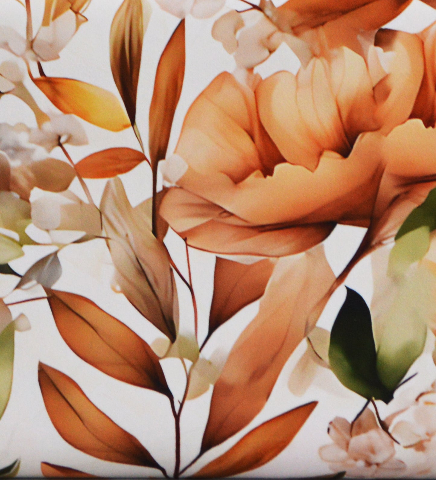 Veda Upholstered Bench (Fall Foliage Print)