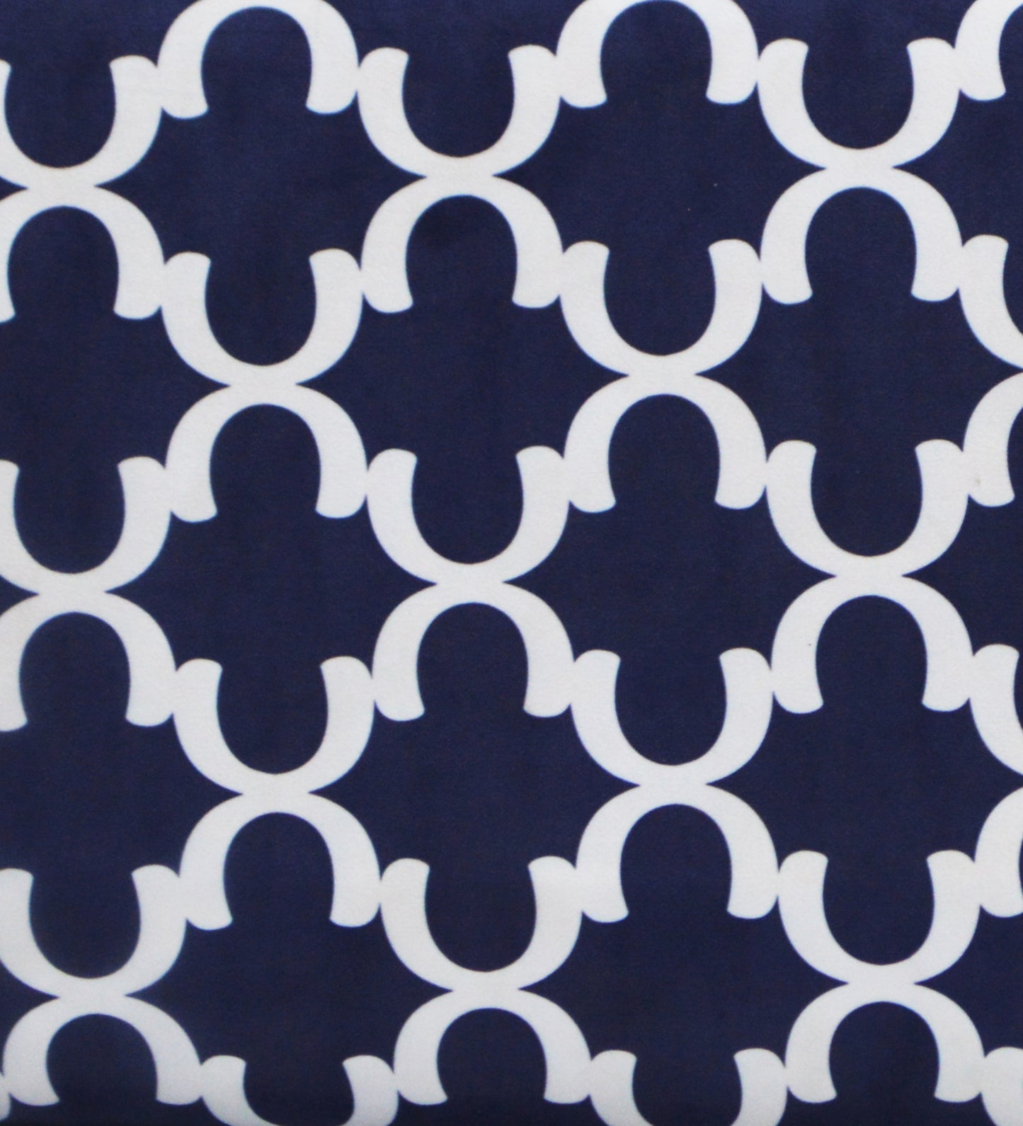 Veda Upholstered Bench (Blue-Quatrefoil) (Copy)