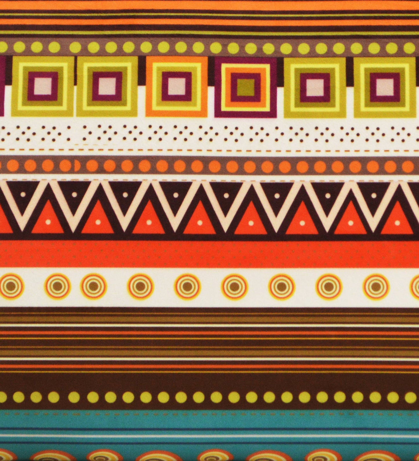 Veda Upholstered Bench (Geometric Motifs)