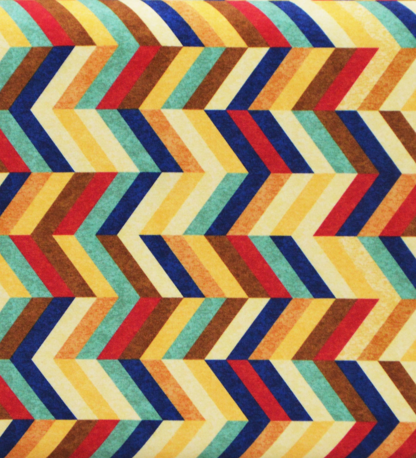 Veda Upholstered Bench (Zigzag Chevron Pattern)