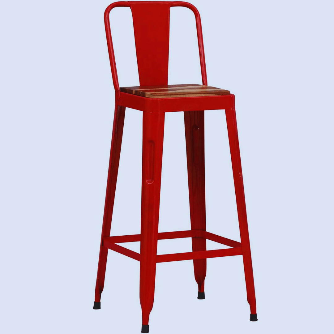 Rustic High Bar Chair