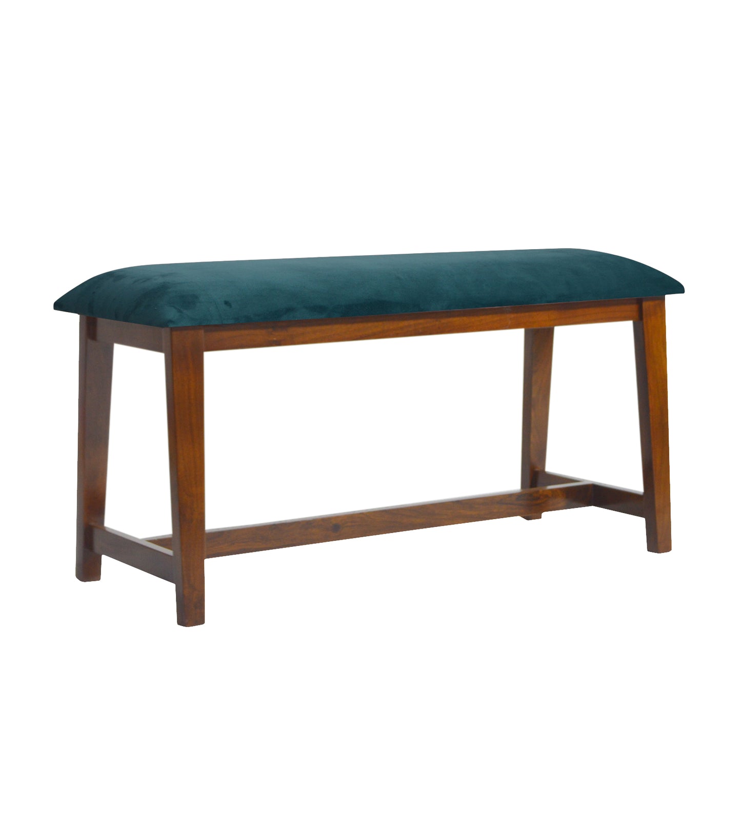 Veda Upholstered Bench (Turquoise green)