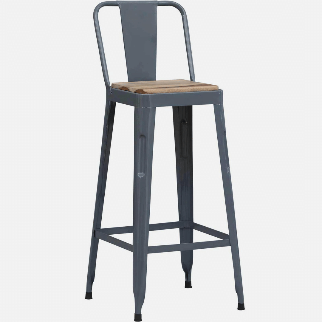 Rustic High Bar Chair