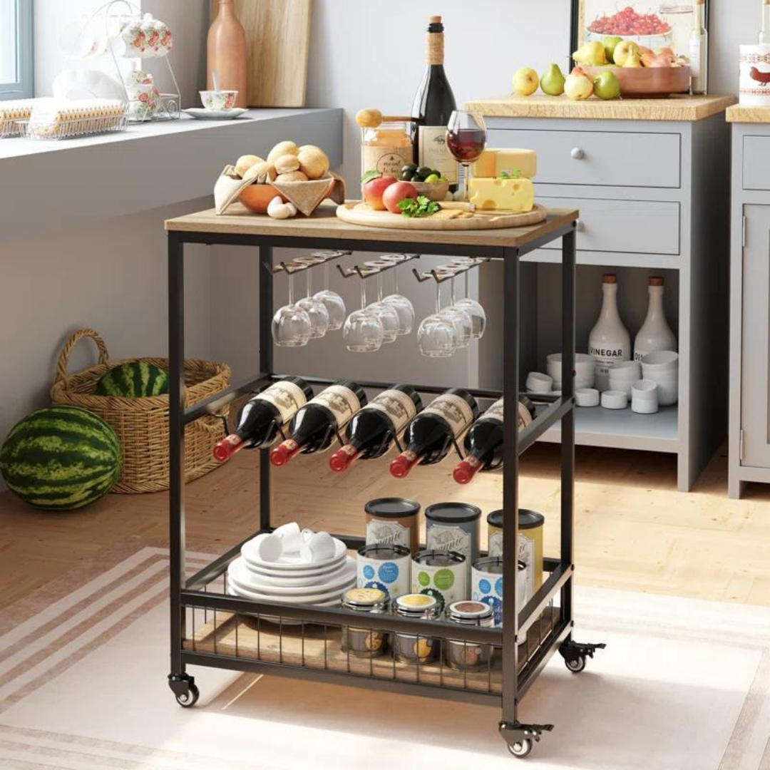 Durbanville Industrial Bar Cart