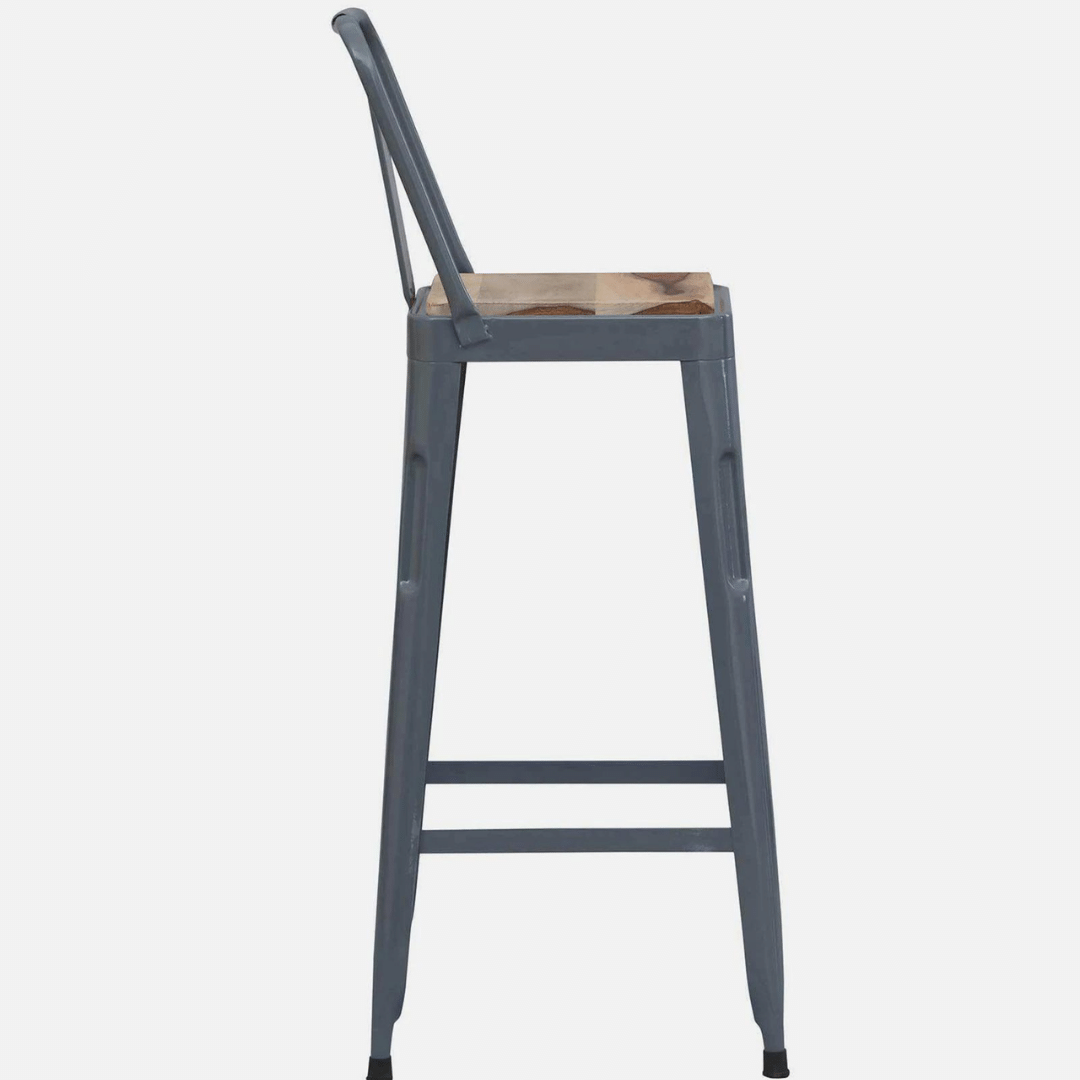 Rustic High Bar Chair