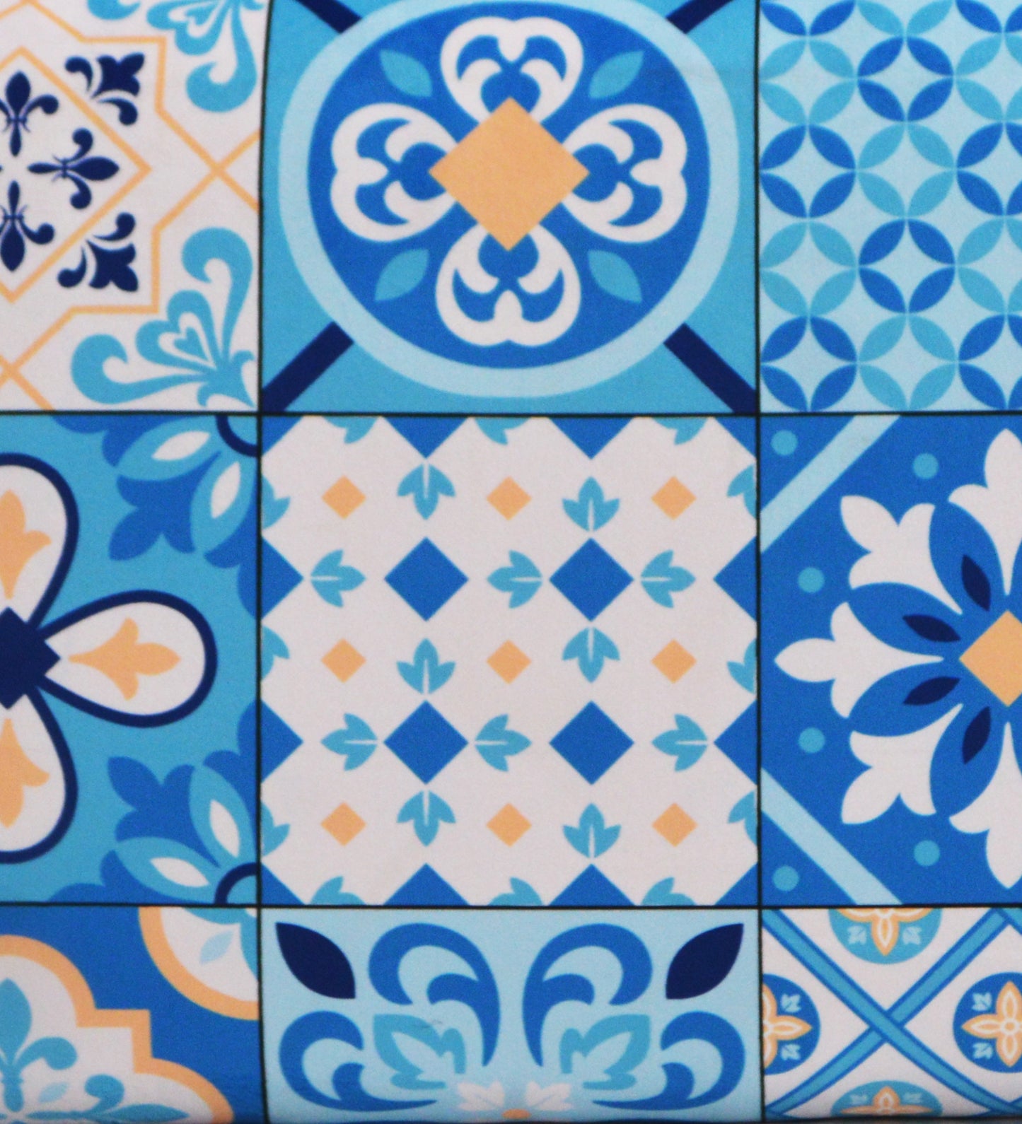 Veda Upholstered Bench (Moroccan Tile)