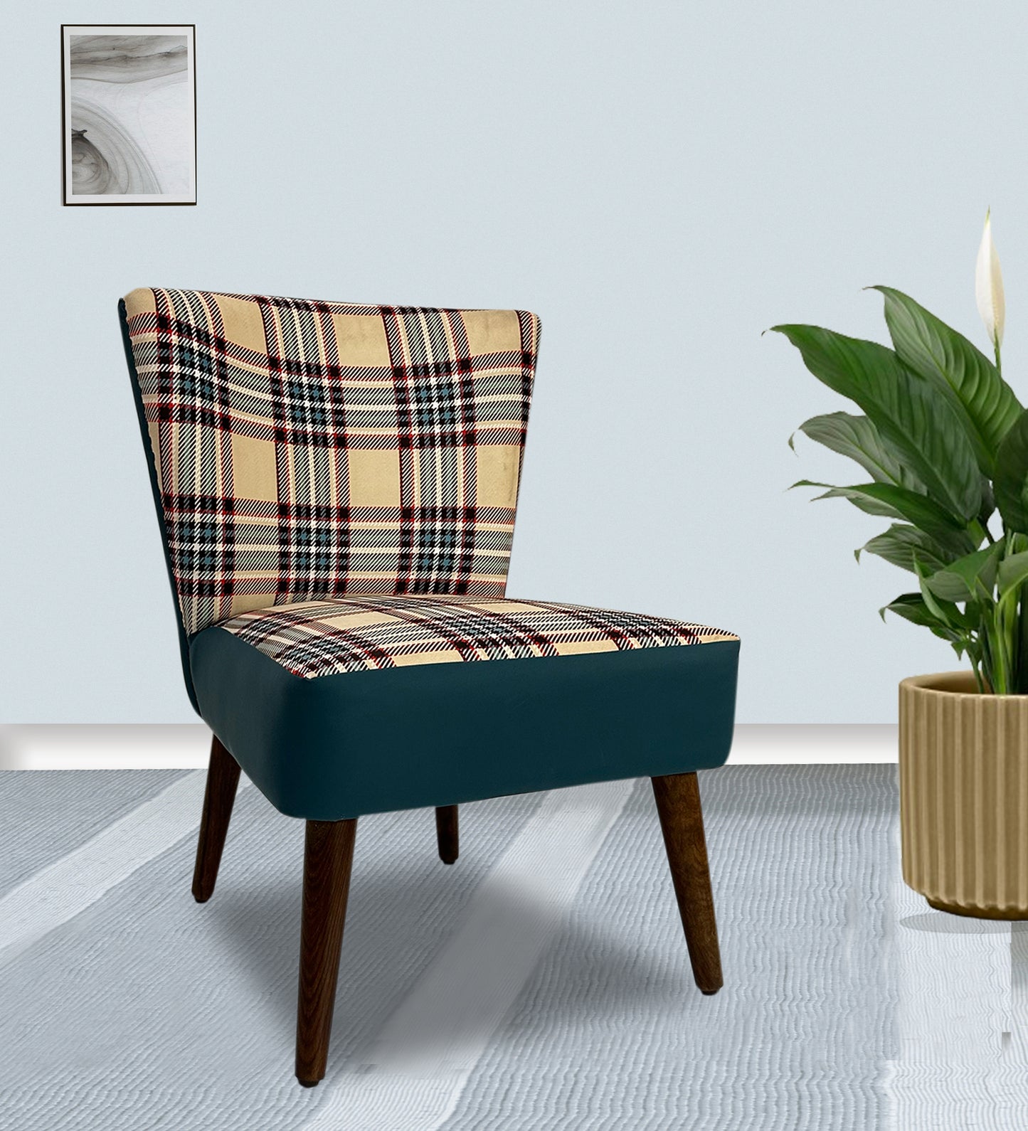 Embrace 2- tone Checkered Charm