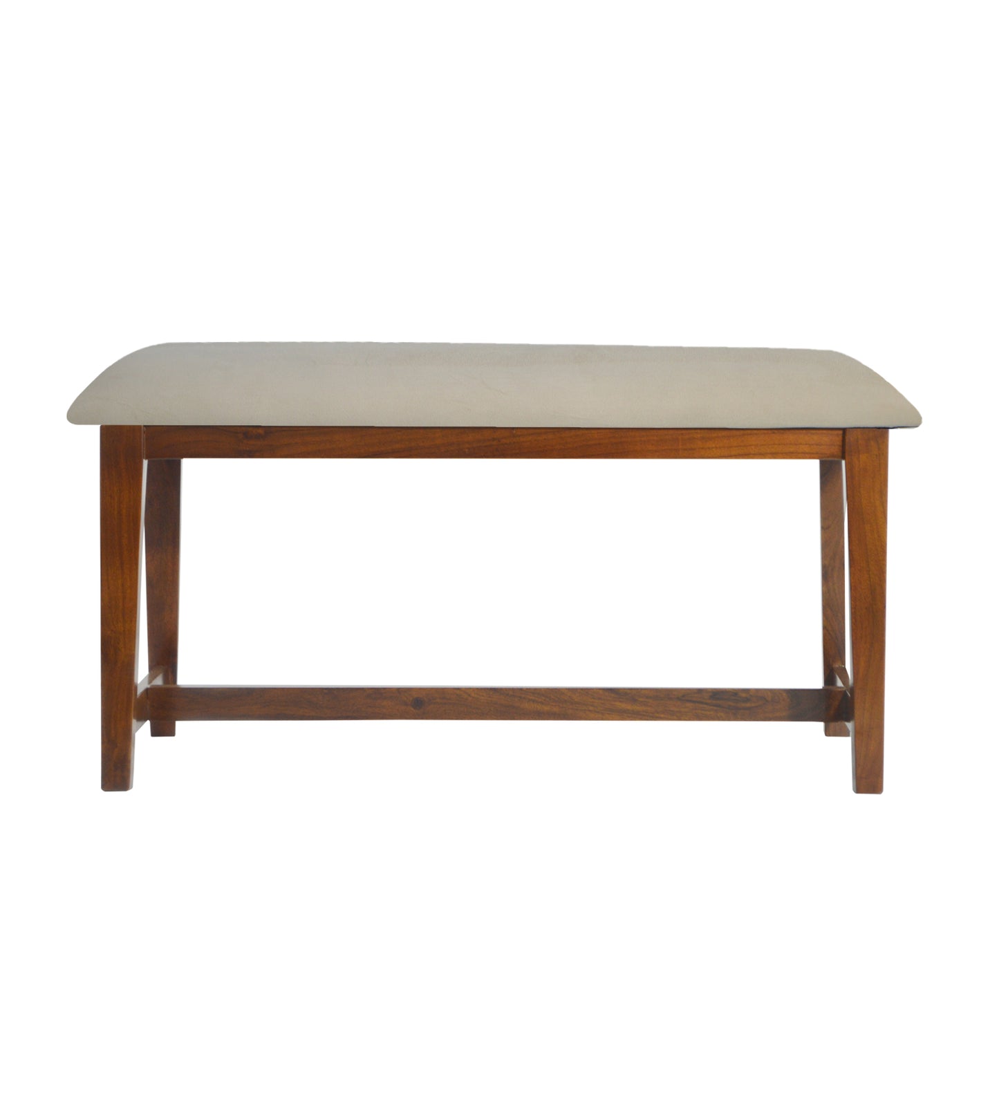 Veda Upholstered Bench (Beige)
