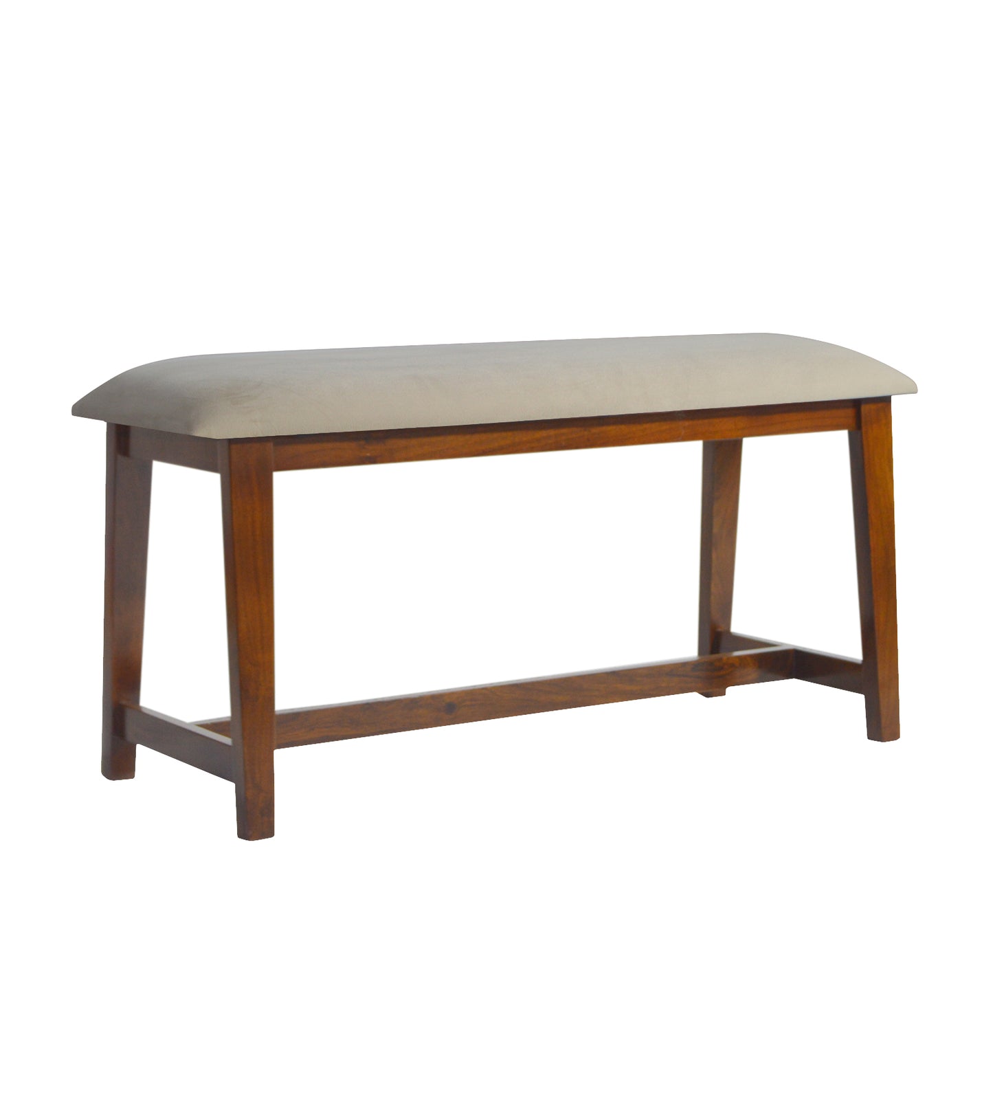 Veda Upholstered Bench (Beige)