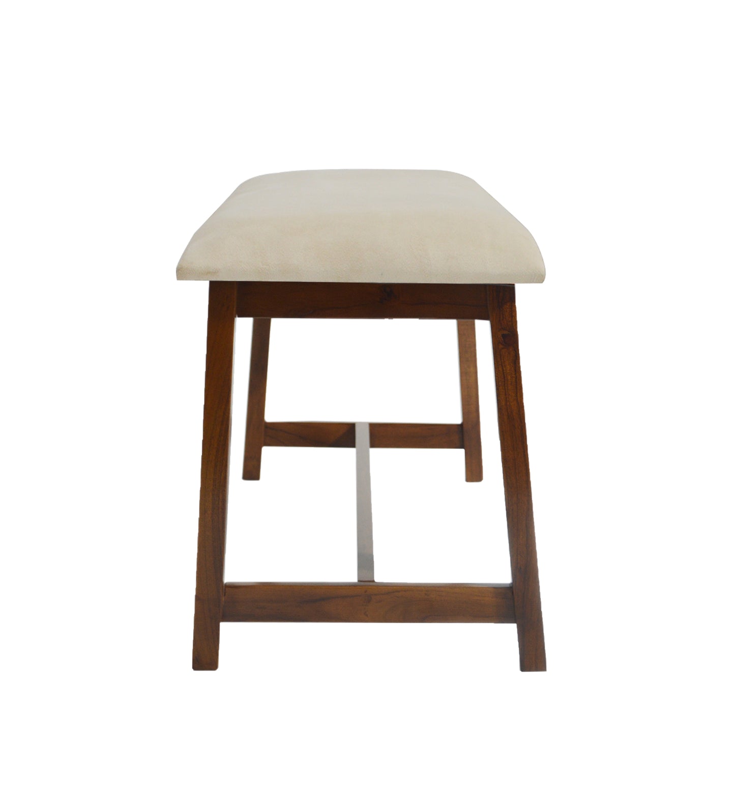 Veda Upholstered Bench (Beige)