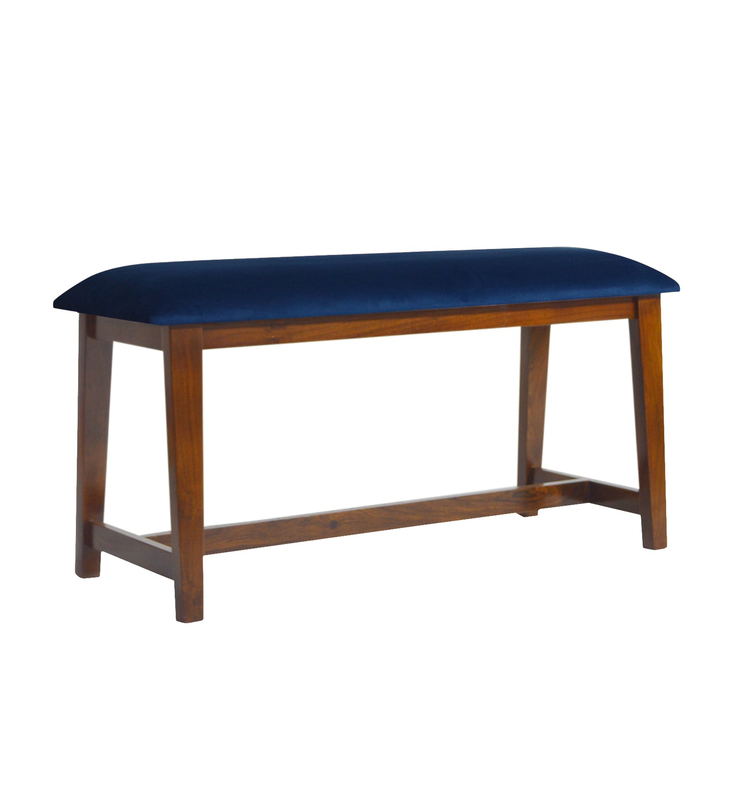 Veda Upholstered Bench (Navy Blue)
