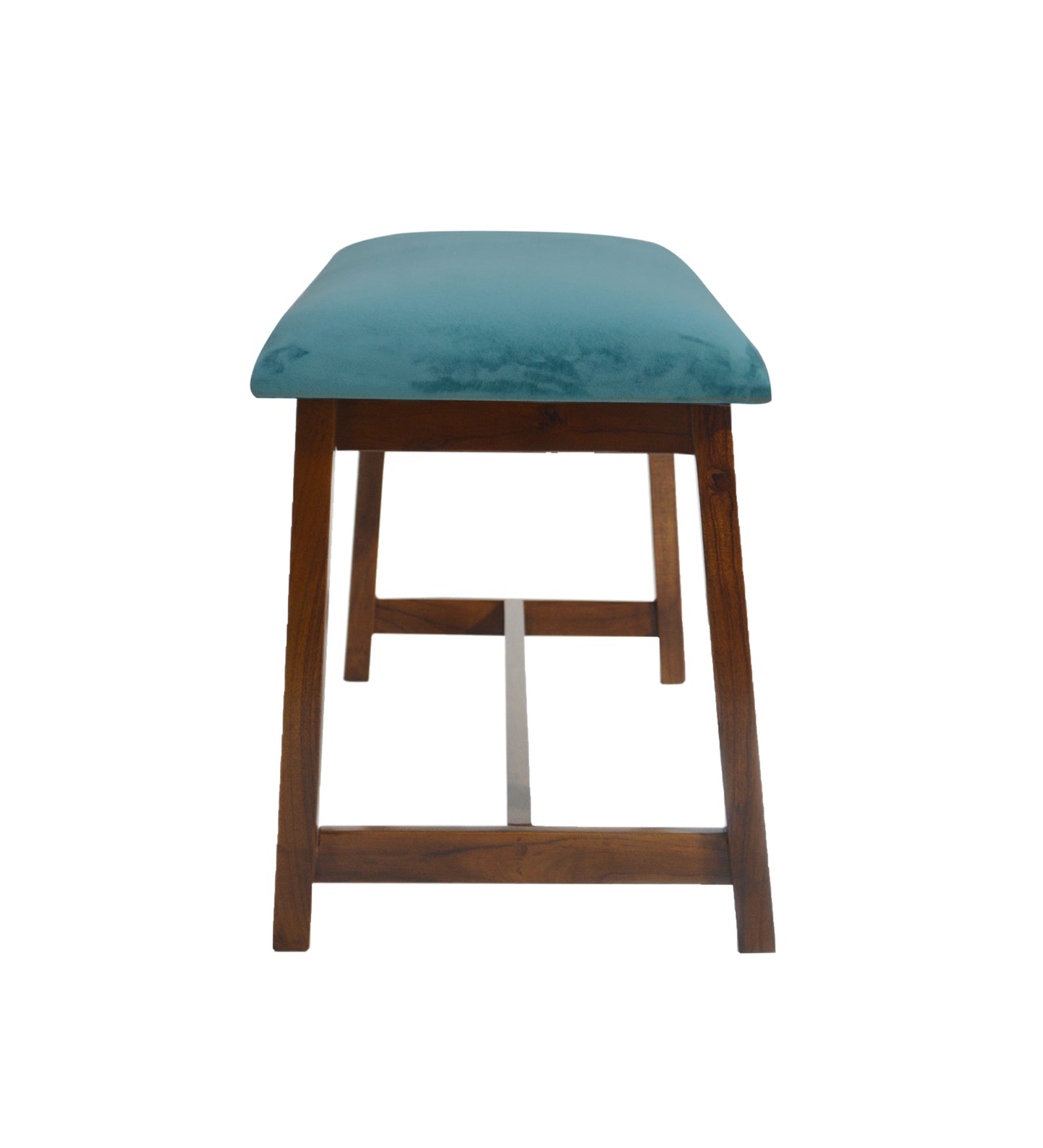 Veda Upholstered Bench (Capri blue)