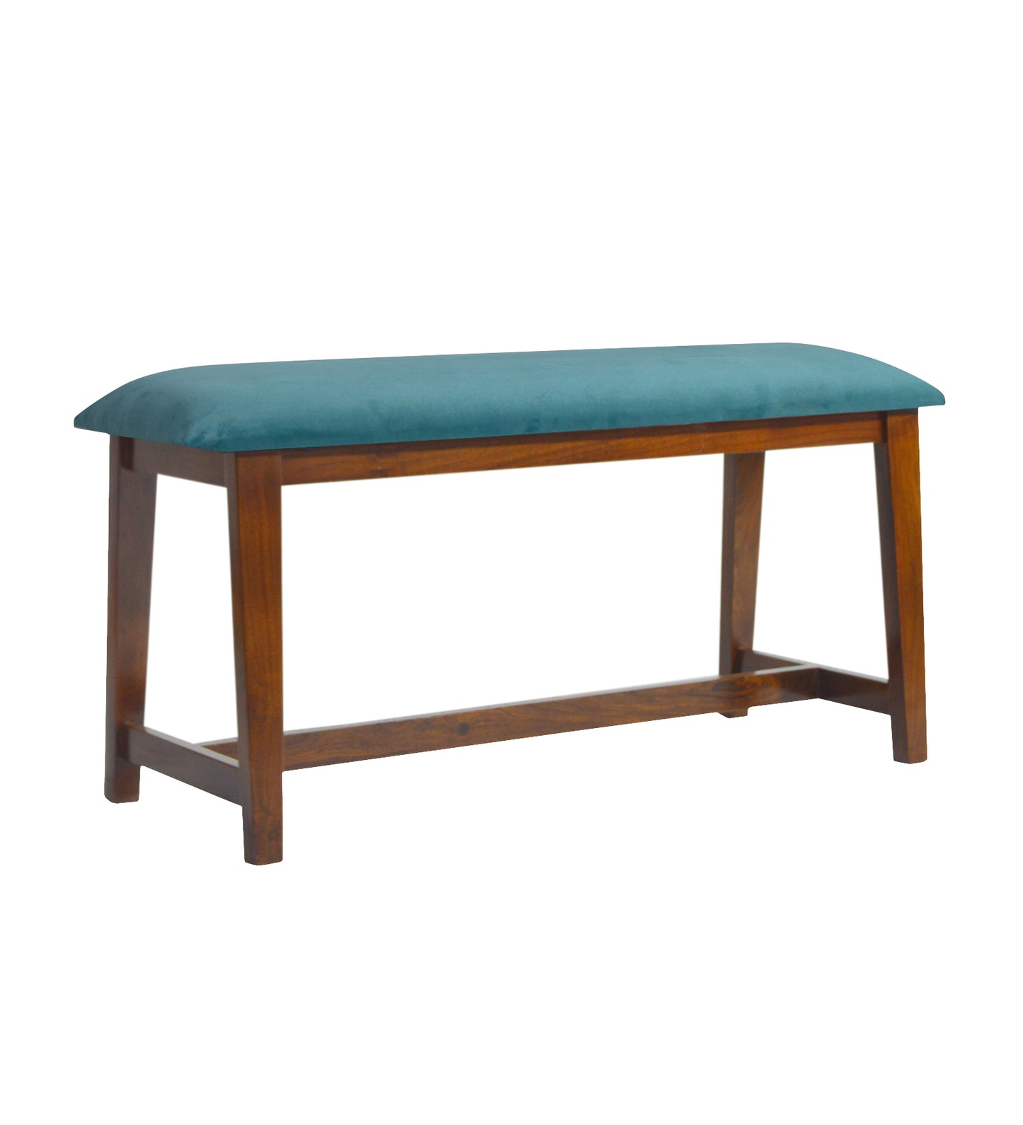 Veda Upholstered Bench (Capri blue)