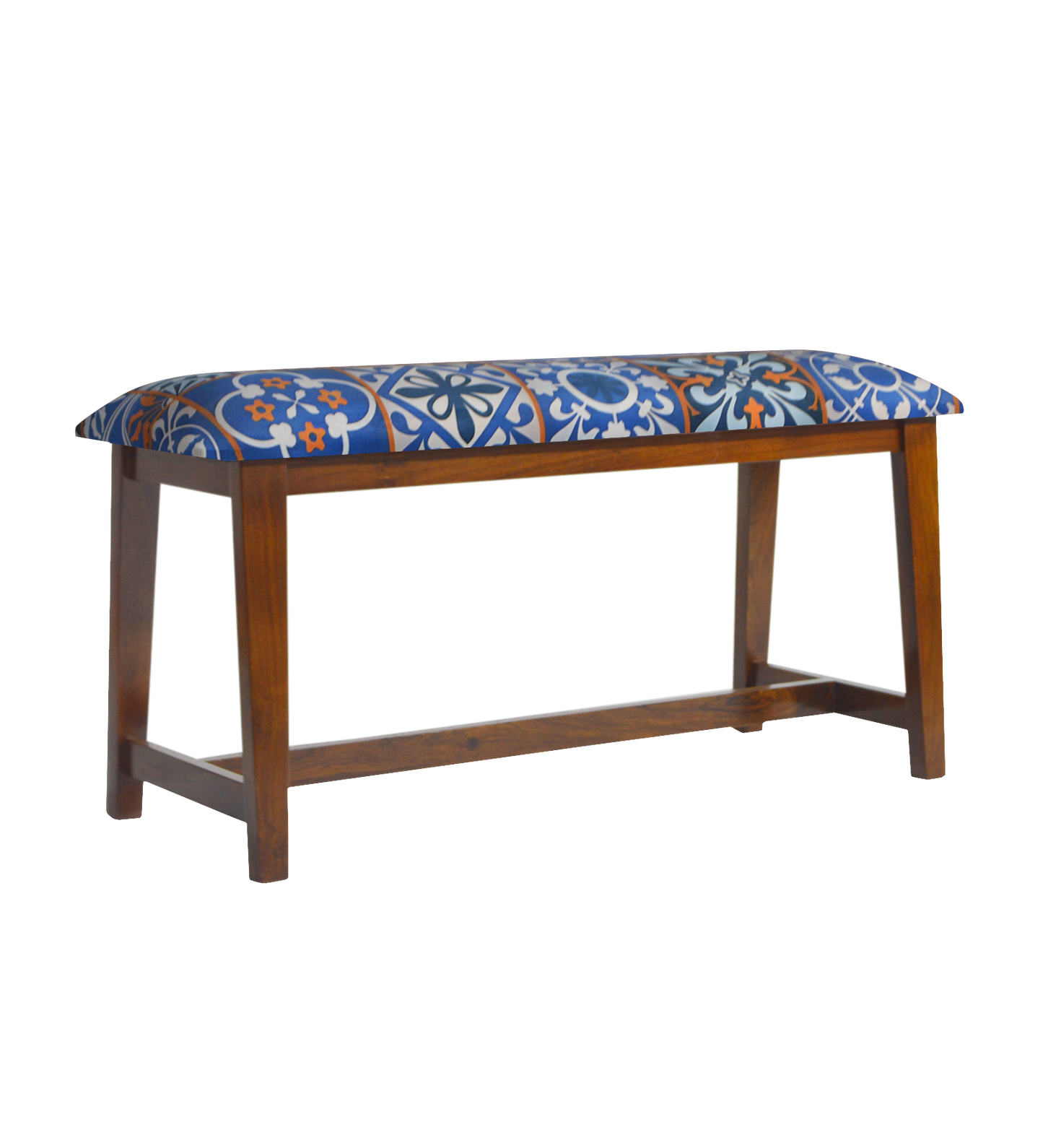 Veda Upholstered Bench (Lattice Tile)