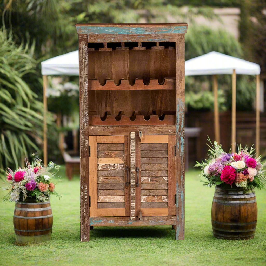 Vintage Salvaged Bar Cabinet