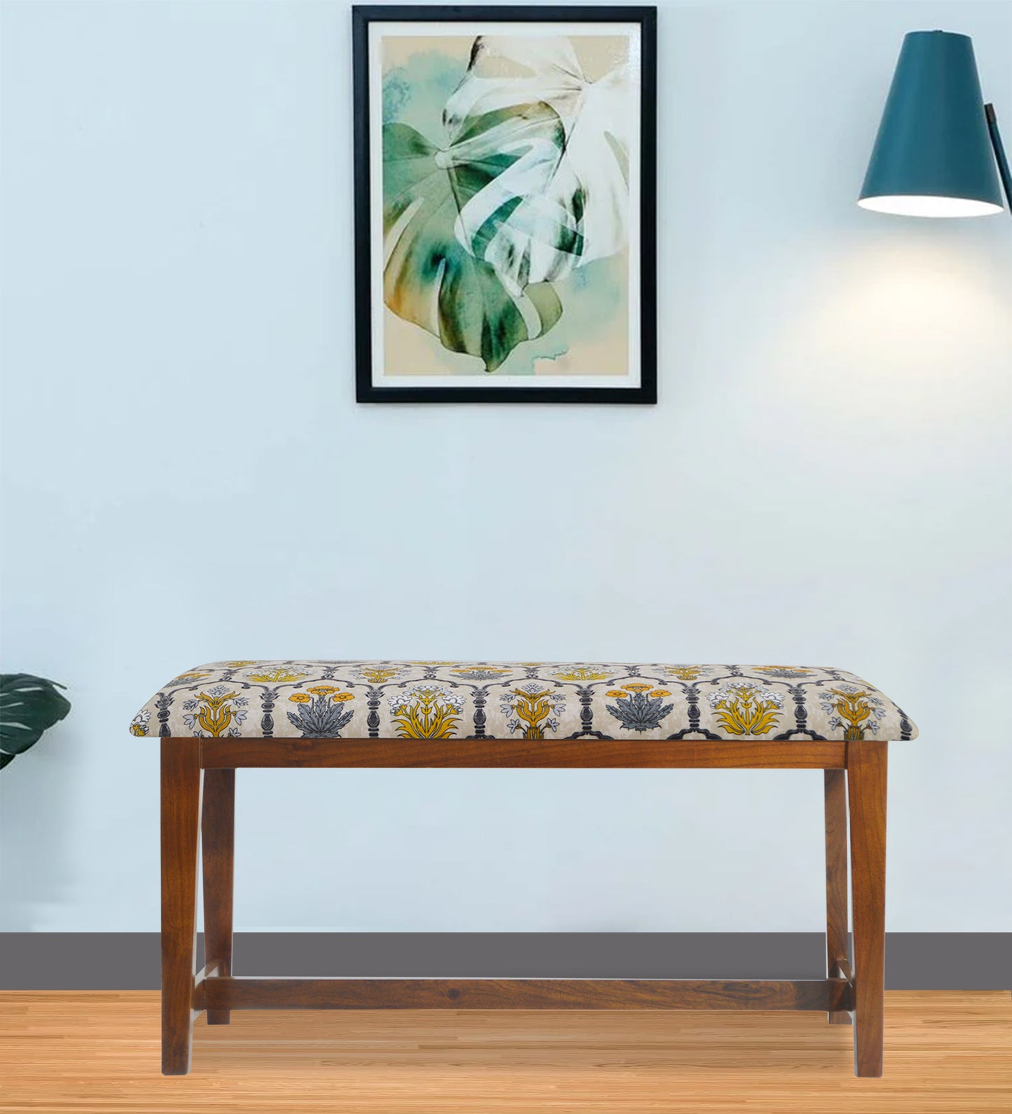 Veda Upholstered Bench (Akbar Diwan)