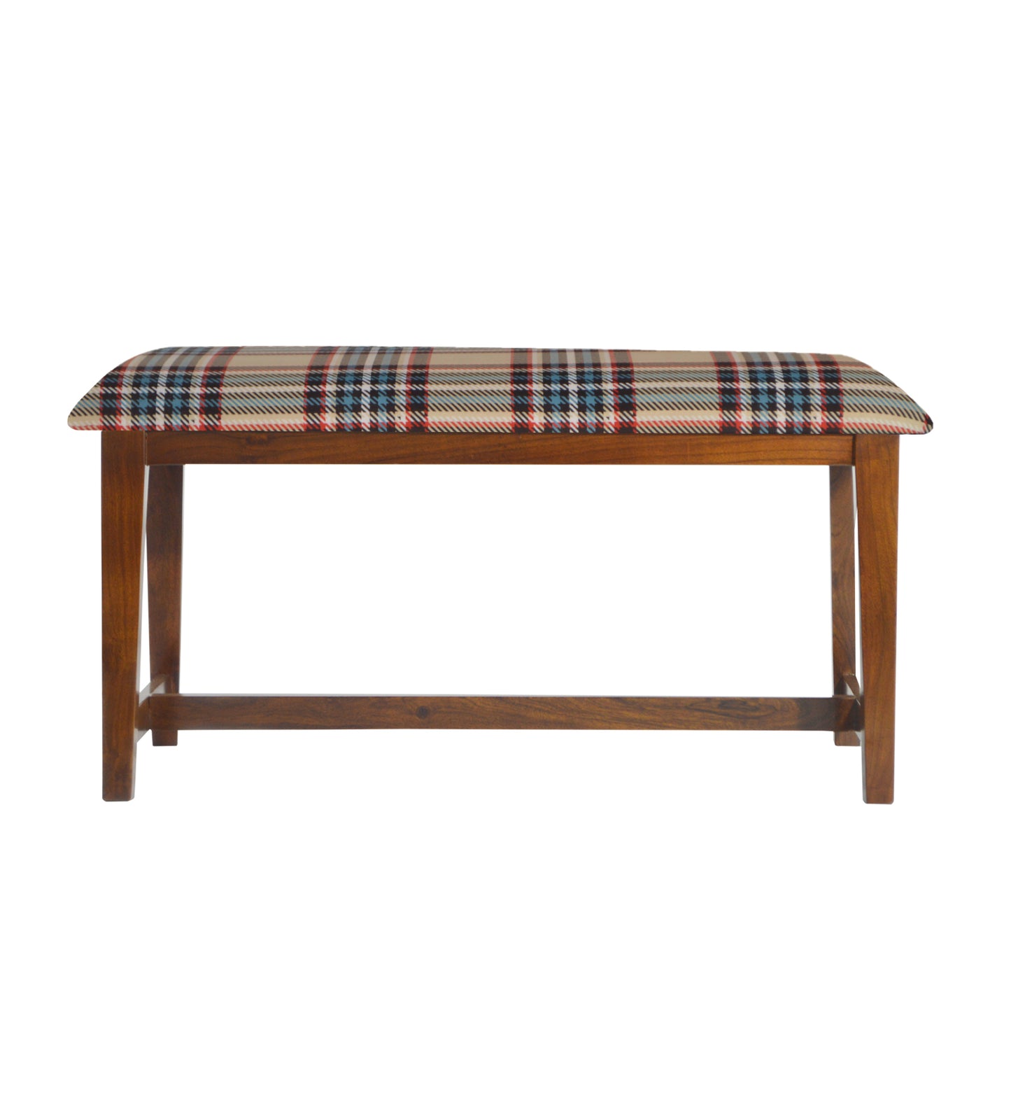 Veda Upholstered Bench (Chinoiserie Print Baige) (Copy)