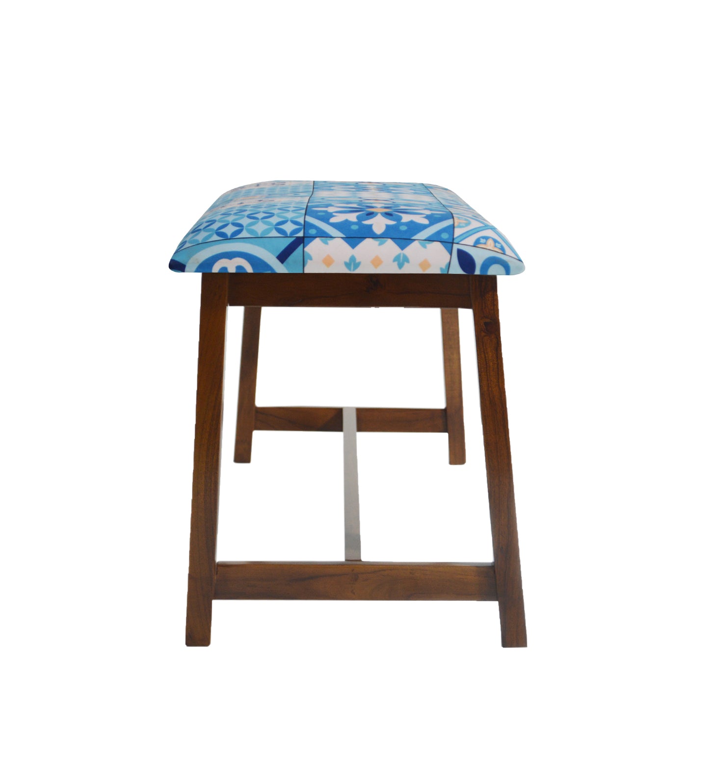 Veda Upholstered Bench (Moroccan Tile)
