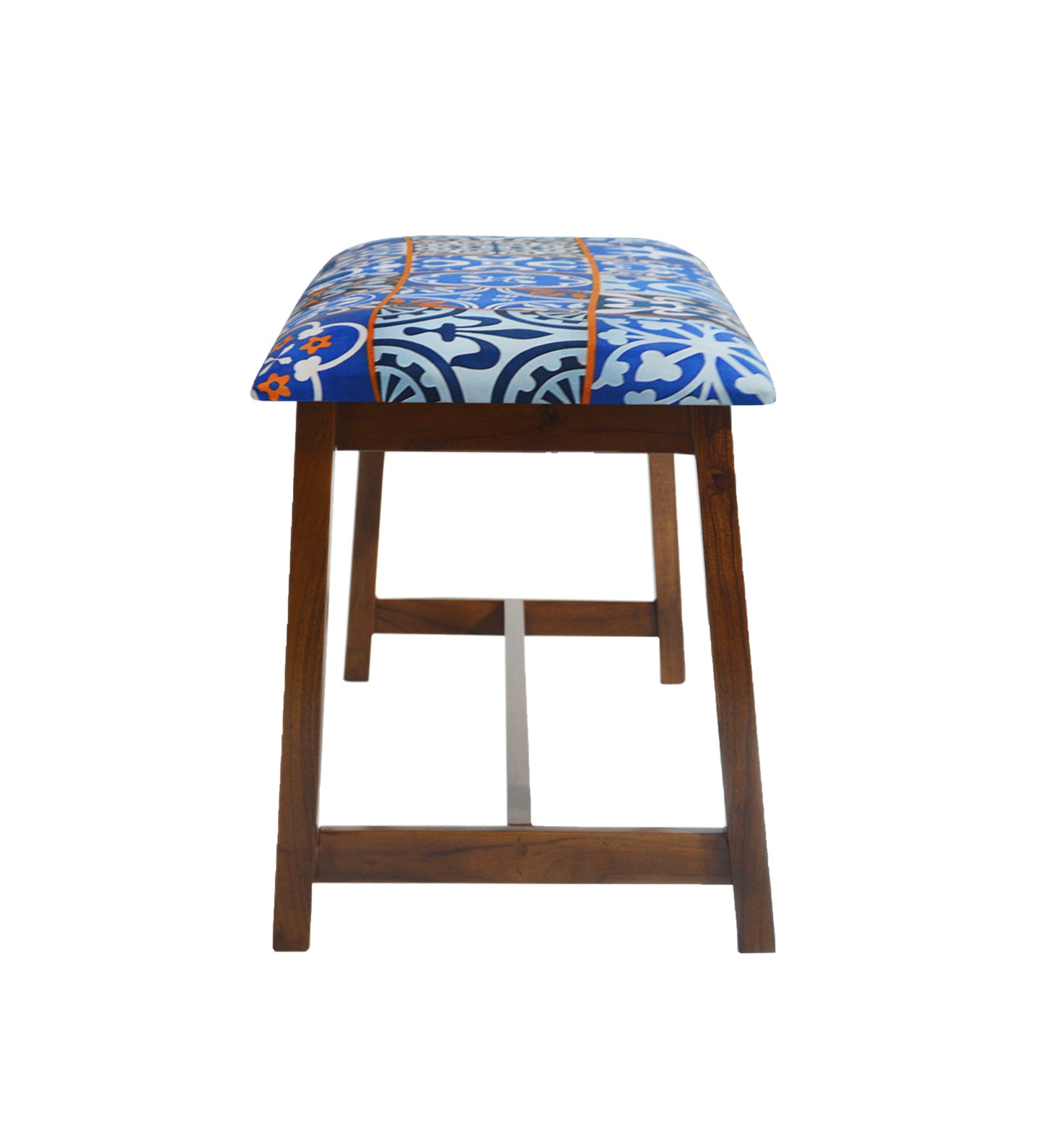 Veda Upholstered Bench (Lattice Tile)