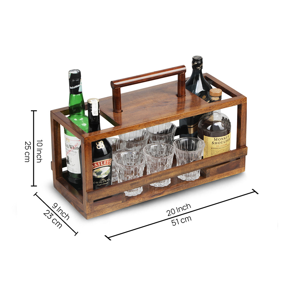 BrewGuard: Wooden Beer Bottle Butler