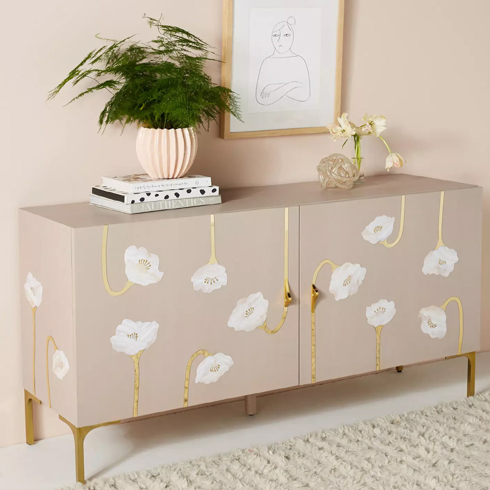 Blush Bloom Cabinet