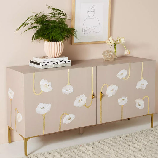 Blush Bloom Cabinet