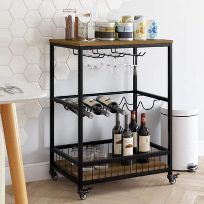 Durbanville Industrial Bar Cart