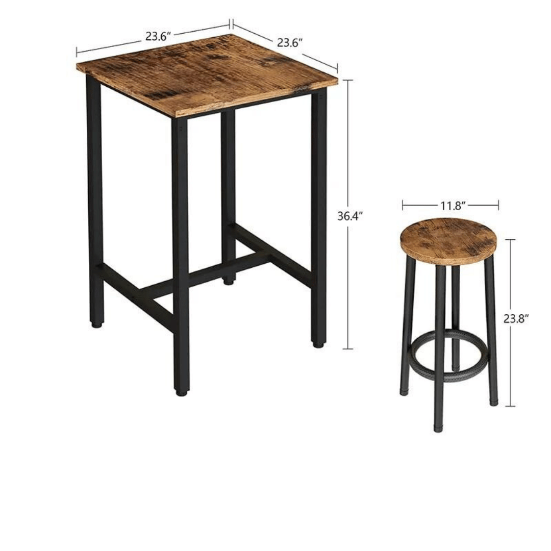 Rustic Bar Dining Set