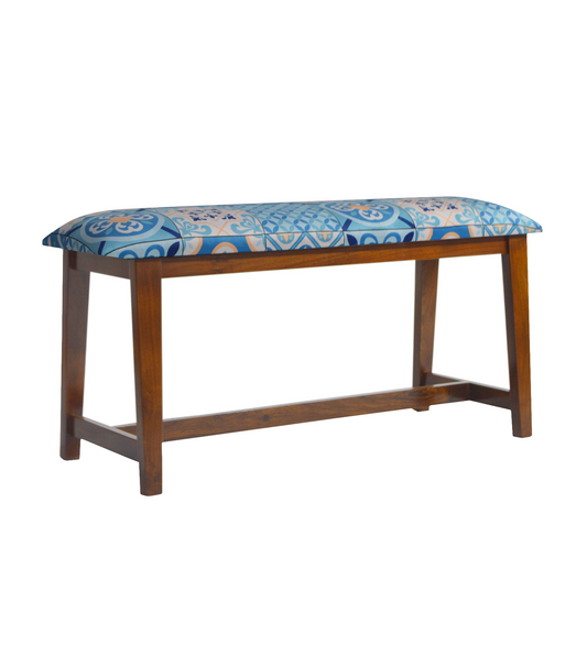 Veda Upholstered Bench (Moroccan  Tile)