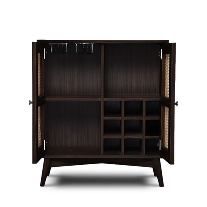 Wicker Whiskey Wardrobe
