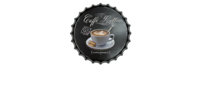 Wall Art - coffee Metal Plate