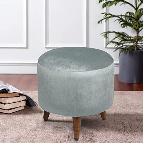 Globally Indian Round Puff in Sheesham Wood
